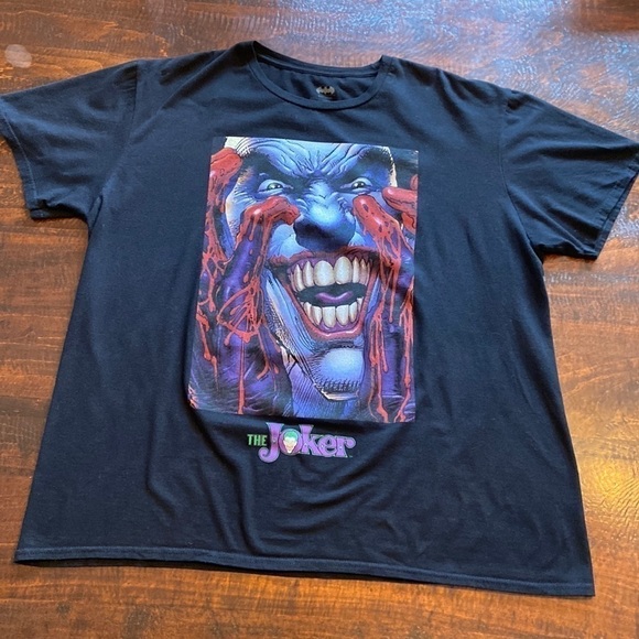 Batman DC Comics The Joker T-Shirt Black Size XL - Picture 4 of 10